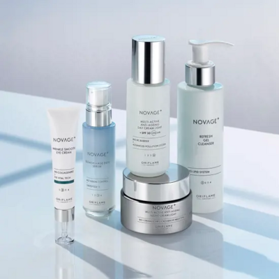 Novage+ Blemish + Age Defy Light -ihonhoitorutiini